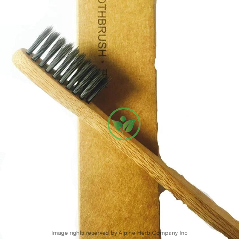 Tooth Brush - Bamboo Charcoal - Alpine Herb Company Inc.