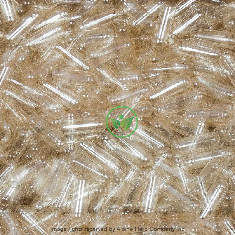 Vegetable Capsules Size 1 - Clear