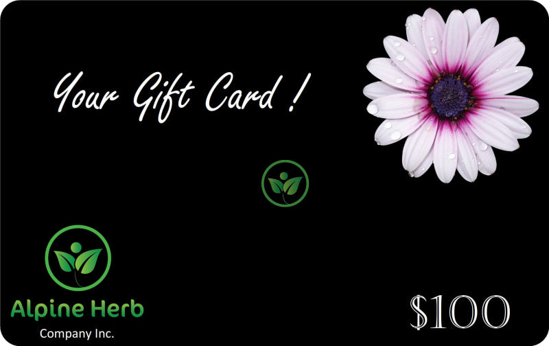 Gift Card - Alpine Herb Company Inc $100.00 Cards