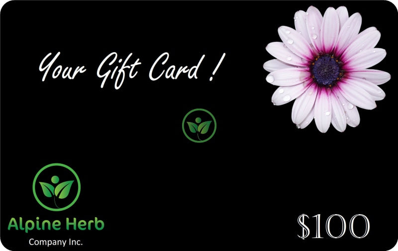 Gift Card - Alpine Herb Company Inc $100.00 Cards