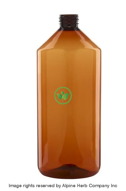 1000ml Amber PET bottle - Alpine Herb Company Inc