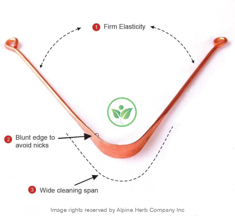 Tongue Cleaner - Copper - Alpine Herb Company Inc.